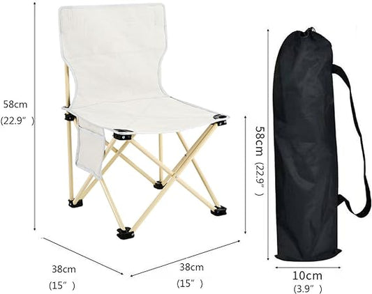 Foldable armless chair